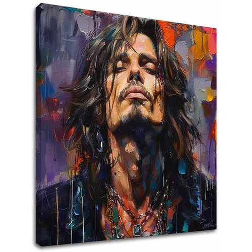 Image CHRIS CORNELL - Glas grunge scene | 100% originalna akrilna boja Cene