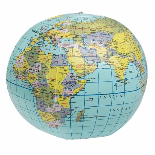 Rex London globus na napuhavanje World Map
