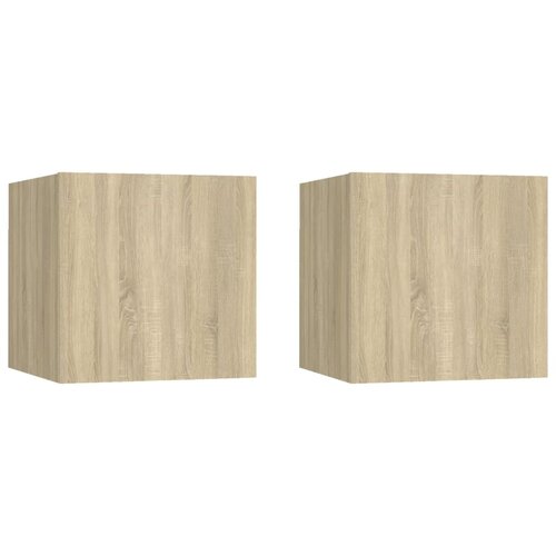  Noćni ormarić 2 kom boja hrasta 30,5x30x30 cm konstruirano drvo Cijene