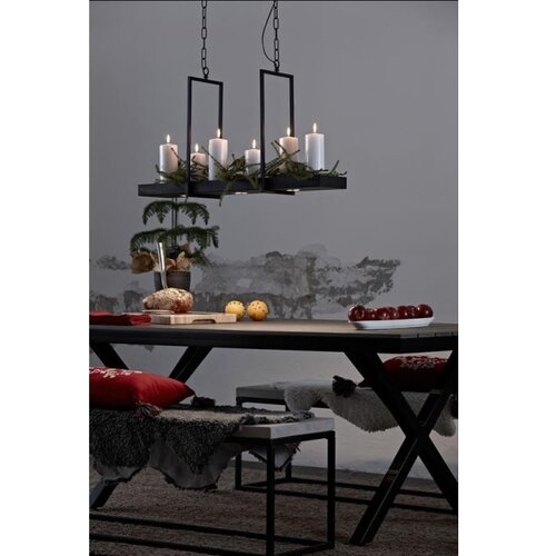 Marksl&amp;ouml;jd 105780 - LED prigu&amp;scaron;iva luster TRAY 3xLED/3W/230V crna Slike