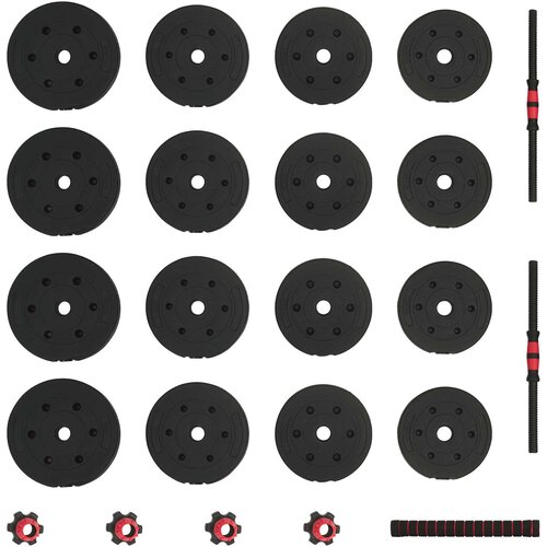  4-u-1 set bućica 30kg Crna i crvena Cement i pijesak od željeza Slike