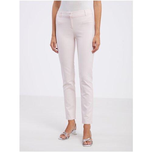 Camaieu Light pink women&amp;#039;s trousers - Ladies Slike