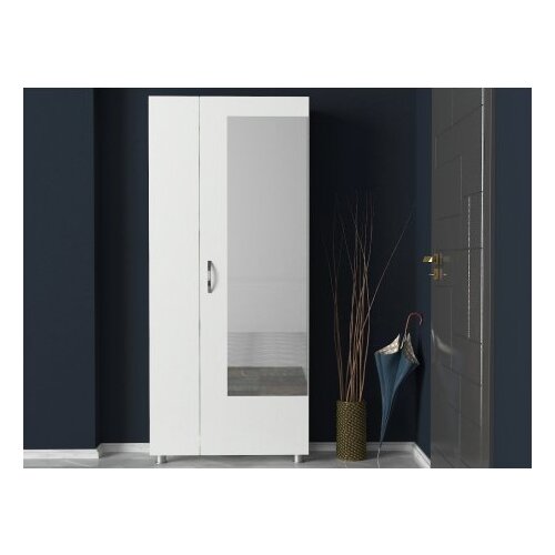 Hanah home Ormarić za cipele 80x185x28,6 cm Bijeli Cene