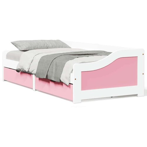 vidaXL Dnevna postelja z 2 predaloma brez vzmetnice IRUN 90x200cm Cene