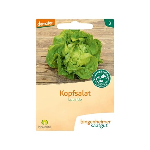 Bingenheimer Saatgut glavnata solata "Lucinde" Cene