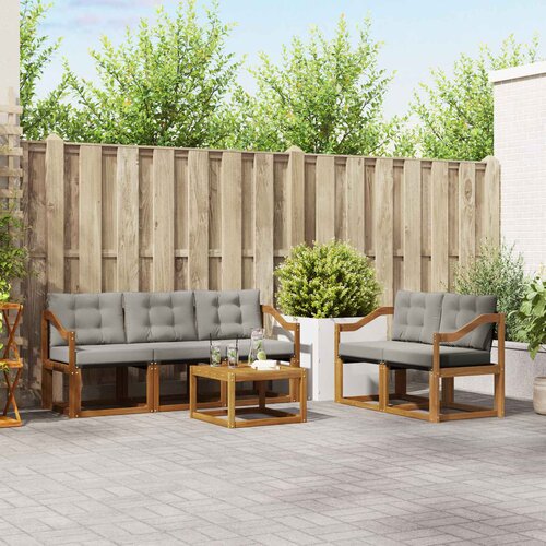  Set vanjskih sofa 6 kom. Prirodna i svijetlo siva Cijene