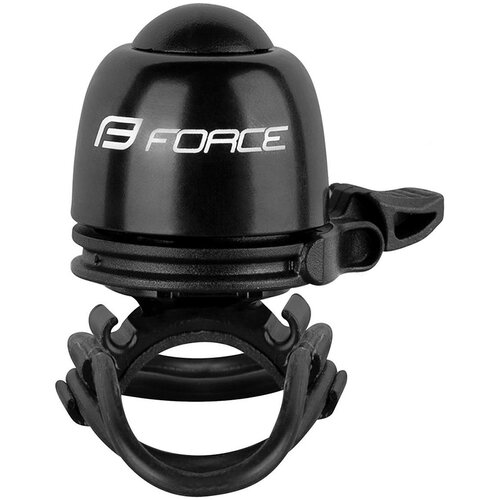  Zvono Force Ding-Dong Brass Plastic Black Slike