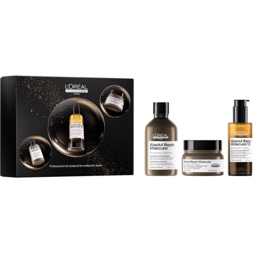 L&amp;acute;Or&amp;eacute;al Paris Serie Expert Absolut Repair Molecular darilni set za prehrano in sijaj Slike