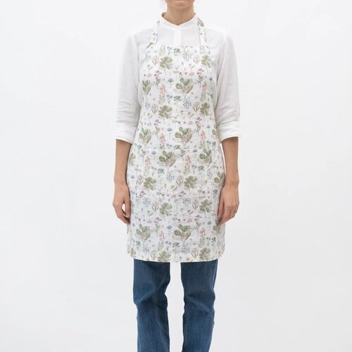 Linen Tales Lanen predpasnik White Botany – Cene