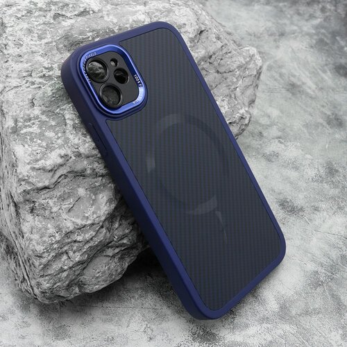maska carbon magsafe za iphone 11/ plava Slike