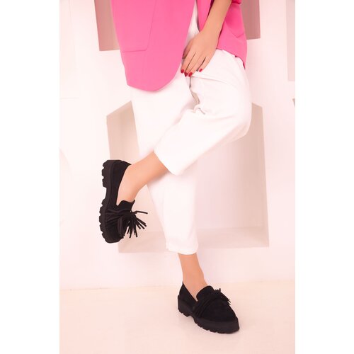 Soho Black Suede Women&amp;#039;s Casual Shoes 17945 Slike