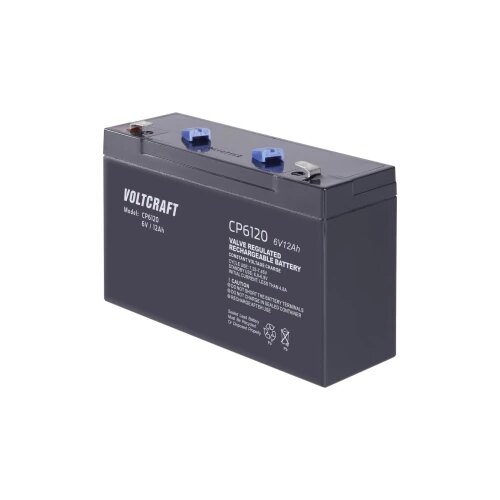 Voltcraft CE6V/12Ah VC-12713950 olovni akumulator 6 V 12 Ah olovno-koprenasti (Š x V x D) 151 x 100 x 50 mm plosnati priključak 6.35 mm bez održavanja Cene
