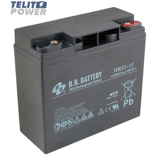 BB Tech Akumulator 12V 22Ah HR22-12 BB Battery terminal B1 (M5 Bolt) Cene