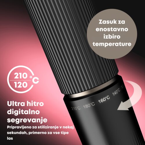 REVAMP EFFORTLESS CURLS - LONG TONG TO-1250 KODRALNIK Z EKSTRA DOLGIM VALJEM Slike