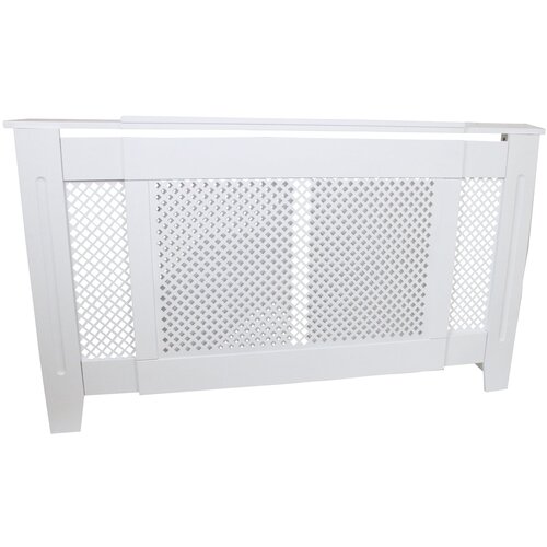 Monster Nastavljiv pokrov radiatorja MDF bela 1400mm - 1920mm, (21571132) Slike