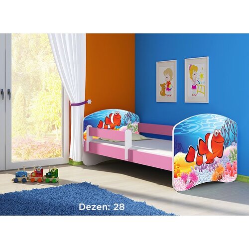 ACMA dečiji krevet II 140x70 + dušek 6 cm PINK28 Cene
