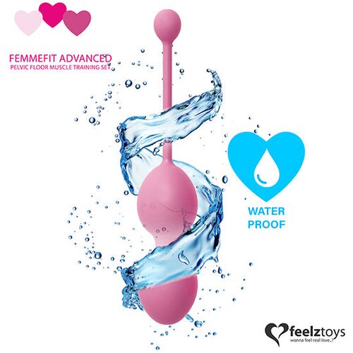 Feelztoys komplet za vježbanje mi&amp;scaron;ića dna zdjelice - FemmeFit, 3 kom Slike