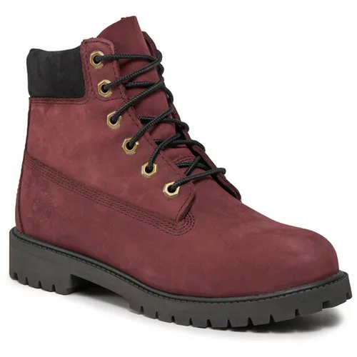 Timberland Pohodni čevlji 6 In Premium Wp Boot TB0A64A1C601 Bordo rdeča