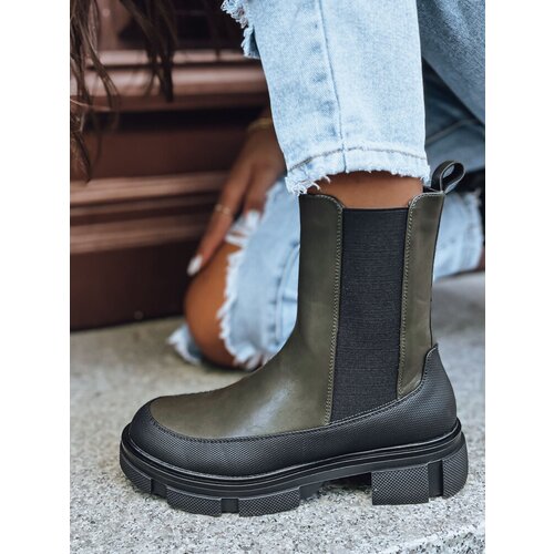 DStreet Botki damskie FROSTFALL zielone Cene