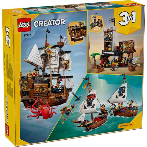 Lego Creator 3in1 - Kultni piratski brod (31387) Slike