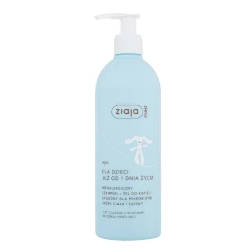 Ziaja Med Kids Hypoallergenic Shampoo + Bath Gel gel za prhanje 400 ml za otroke