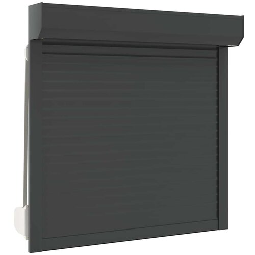 vidaXL Rolete aluminijske 100 x 100 cm antracit Cene