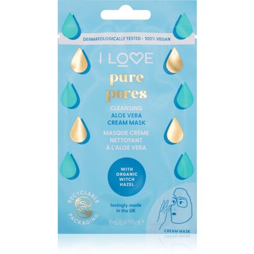 I love... Pure Pores hidratantna kremasta maska 10 ml Slike