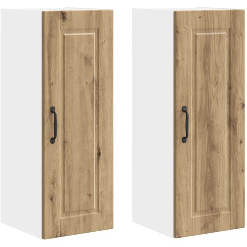  Ormar za Zid 2 pcs Umjetnički hrast 30 x 31 x 80 cm Slike