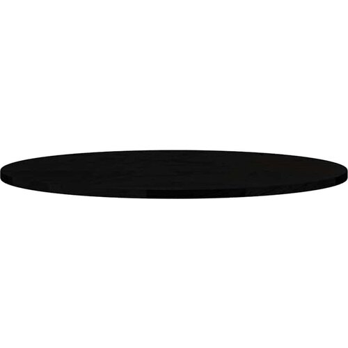 VidaXL stolna ploča tamnosmeđa 80x40x2 cm ovalna masivna hrastovina Slike