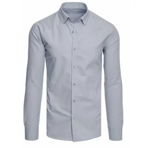 DStreet Men's Solid Color Grey Shirt