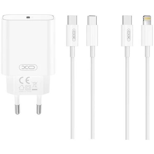 XO wall charger CE32 PD 20W 1x USB-C white + USB-C - USB-C cable Cijene