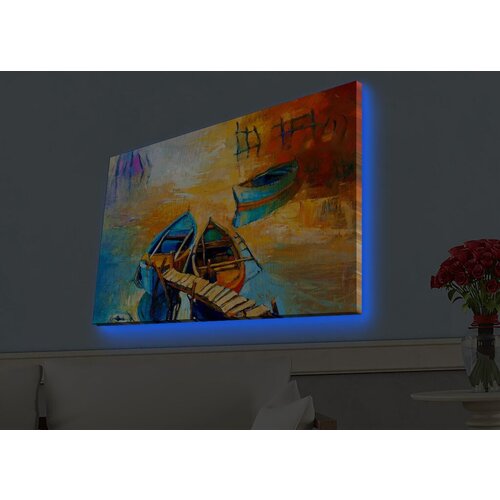 Wallity Slika sa LED osvetljenjem 4570HDACT-039, 45x70 cm Cene