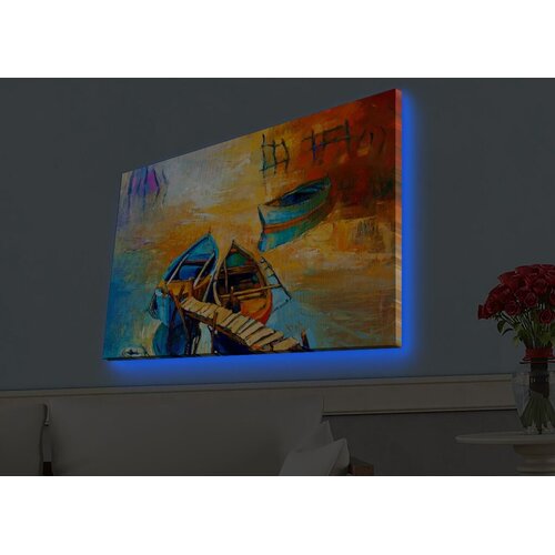 Wallity Zidna slika sa LED osvetljenjem 4570HDACT-039, 45x70 cm Cijene
