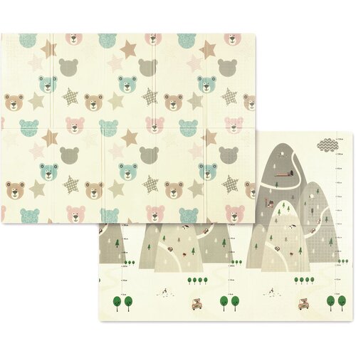 BabyOno dvostrana podloga za igru Bears&Road 150x200 cm Cijene