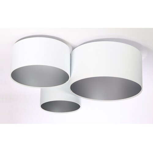  plafonsko svetlo space 3xE27/60W/230V bela/srebrna Slike
