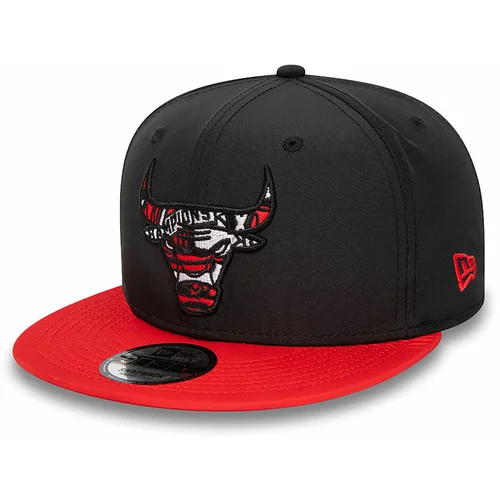 New Era Chicago Bulls Infill Black 9FIFTY Snapback Cap