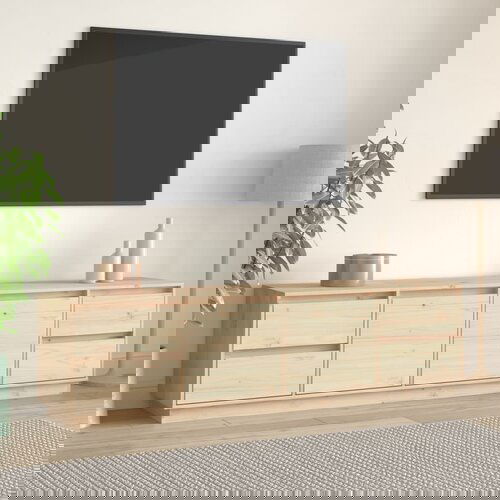 VidaXL TV ormarić 176 x 37 x 47 5 cm od masivne borovine Slike