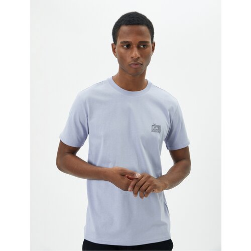 Koton Minimal Printed T-Shirt Slim Fit Crew Neck Short Sleeve Cene