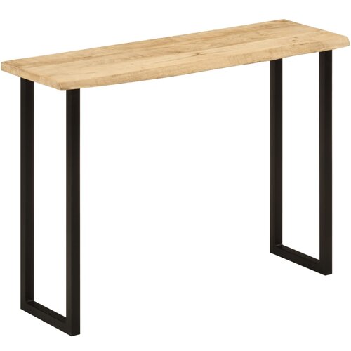  Konzolni stol sa živim rubom 105x33x76 cm masivno drvo manga Slike
