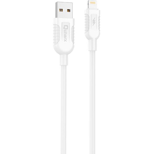BZ Kabel Qcharx Athens USB v Lightning 3A 18W (1 m) bel PVC, (21580737) Cene