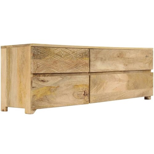  TV omarica iz trdnega mangovega lesa 110x30x40 cm Cene