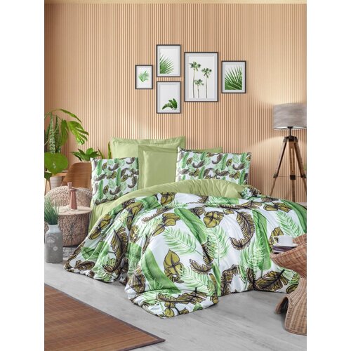 Hanah home komplet posteljine 472, 160x220cm, Zelena Slike