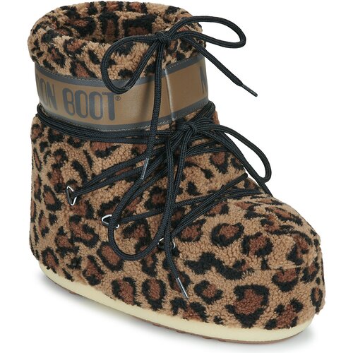 Moon Boot MB ICON LOW FLEECE LEOPARD Smeđa Cijene