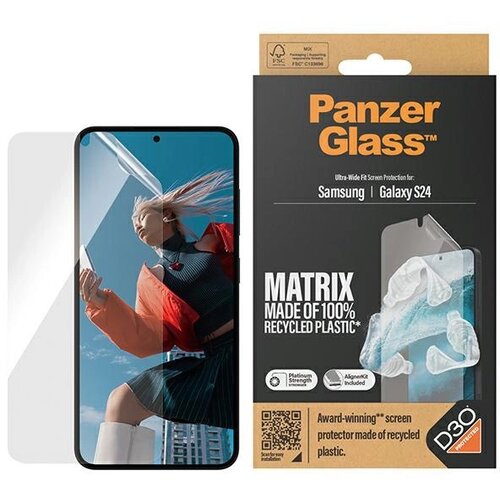 PanzerGlass ULTRA-&amp;Scaron;IROK OVITEK D3O&amp;reg; IZ KALJENEGA STEKLA ZA SAMSUNG GALAXY S24, (21911522) Slike