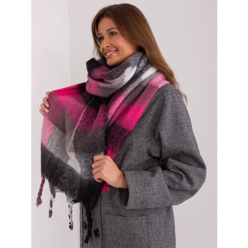 Fashion Hunters Pink and black long women's scarf Cijene