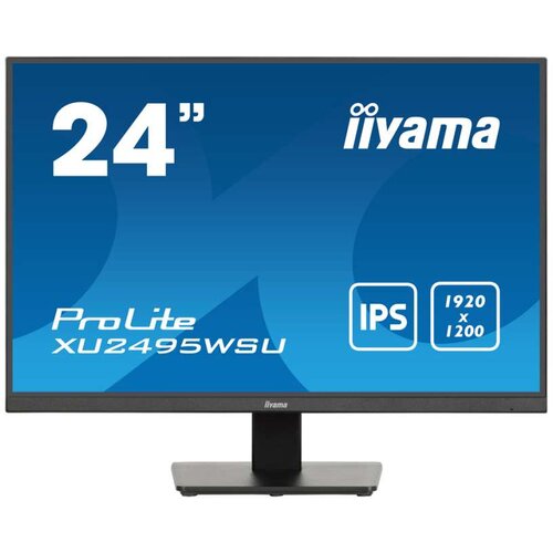 Iiyama Monitor 61,2 cm (24,1") XU2495WSU-B7 1920x1200 75Hz IPS 4ms HDMI DisplayPort USB-C 65W 3xUSB3.2 Zvočniki sRGB99% ProLite, (5000263476) Cene