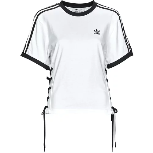 Adidas Majice s kratkimi rokavi LACED TEE Bela