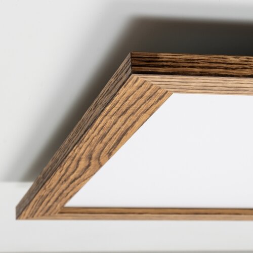  Brilagi - LED prigu&amp;scaron;iva svetiljka SLIMFRAME WOOD LED/58W/230V 64x64 cm + daljinski upravljač Slike