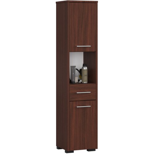 AKORD Fin Visoka Kopalni&amp;scaron;ka Omara, 2 Vrata, 1 Predal In 1 Odprt Predel, Wenge, (5000333336) Slike