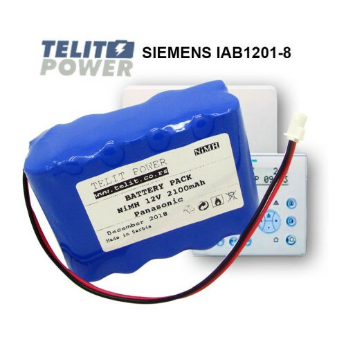 TelitPower baterija NiMH 12V 2100mAh za Siemens alarmni sistem Siemens-IAB1201-8 ( P-1539 ) Slike